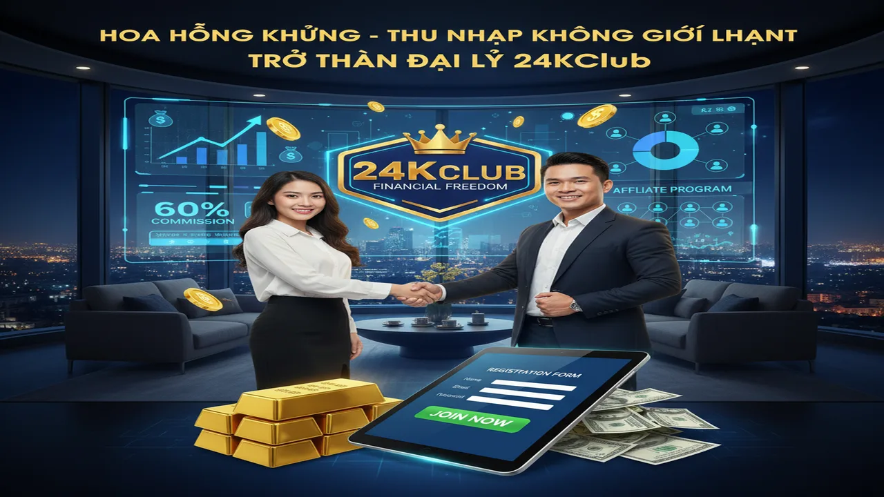 Chính sách đại lý: Kiếm tiền tỷ 24KClub