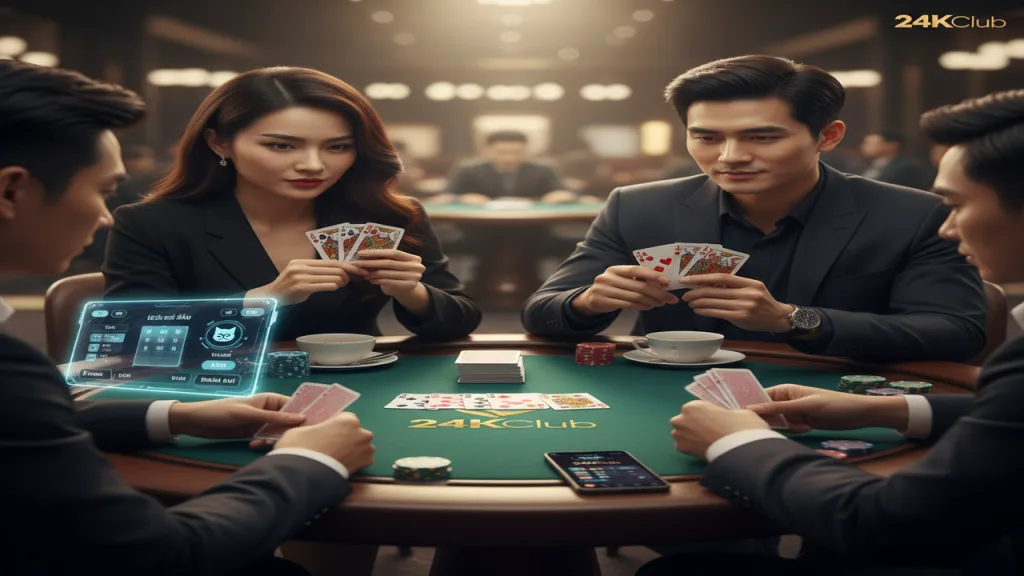 Cách chơi bài Catte (Cắt tê) luôn thắng 24KClub