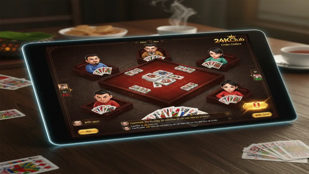 Hướng dẫn chơi Chắn trực tuyến 24KClub