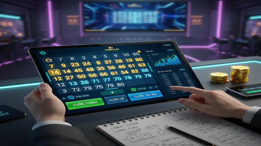 Cách chơi Keno trực tuyến: Bí quyết chọn số 24KClub