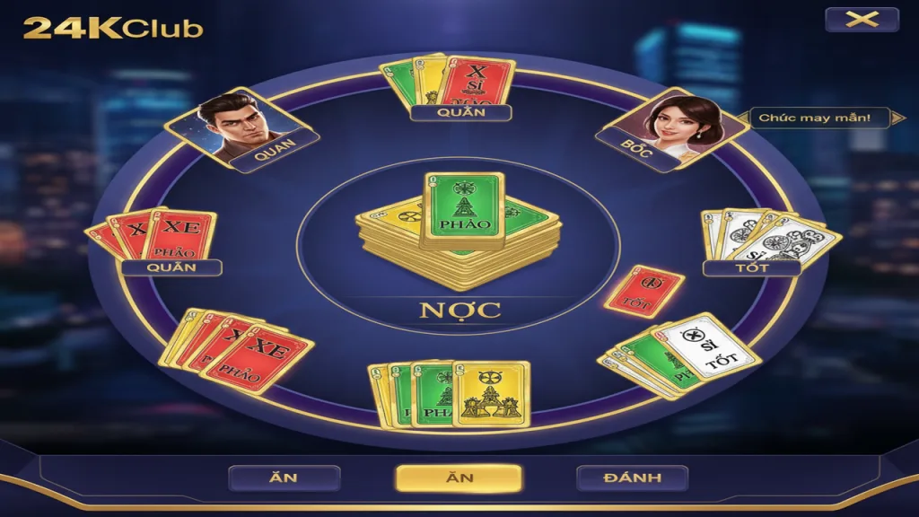 Hướng dẫn chơi bài Sắc Tứ trực tuyến 24KClub