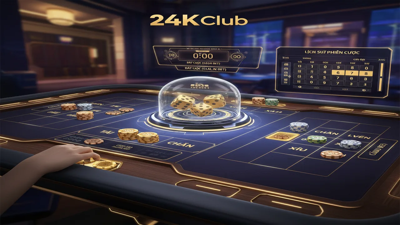 Hướng dẫn chơi Sicbo (Tài Xỉu sòng bài) chi tiết 24KClub