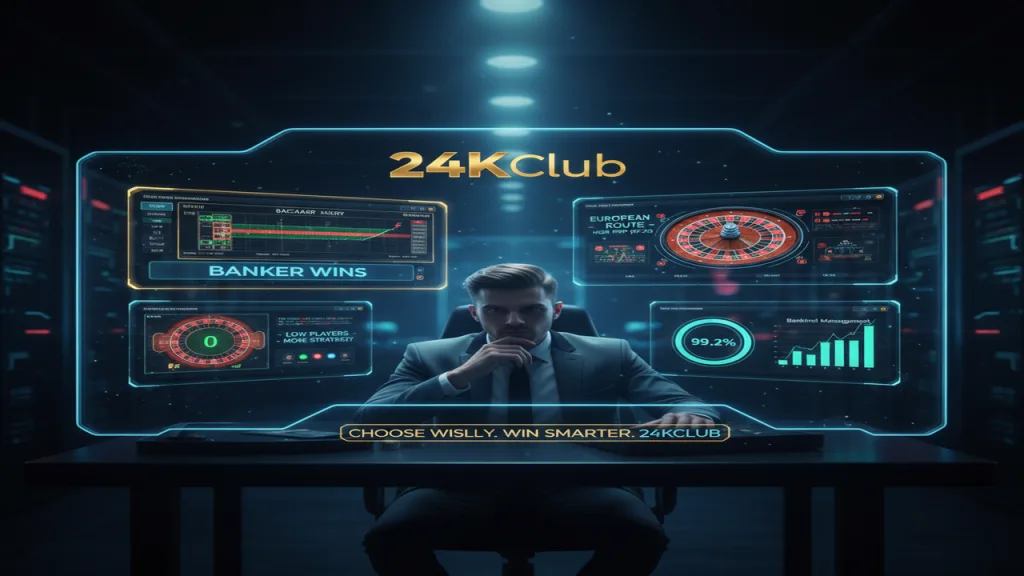 Cách chọn bàn chơi Casino có tỷ lệ thắng cao 24KClub