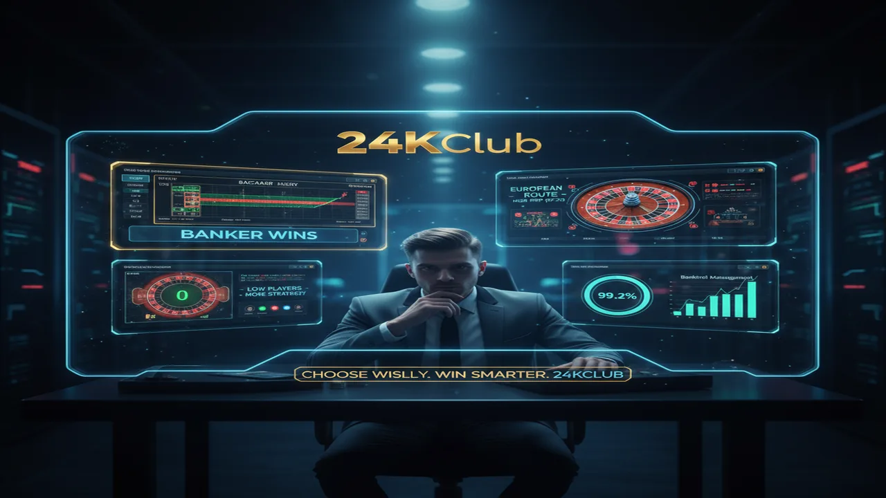 Cách chọn bàn chơi Casino có tỷ lệ thắng cao 24KClub