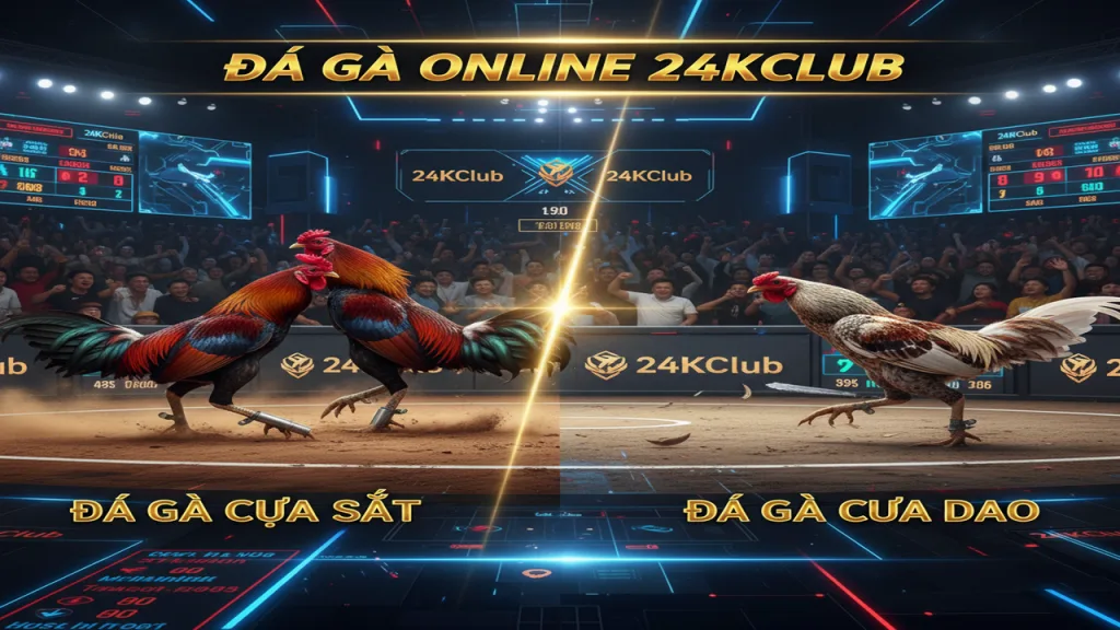Đá gà cựa sắt và đá gà cựa dao: Sự khác biệt 24KClub