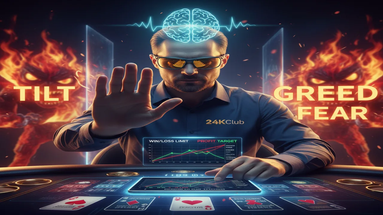 Nghệ thuật kiểm soát cảm xúc khi chơi Casino 24KClub