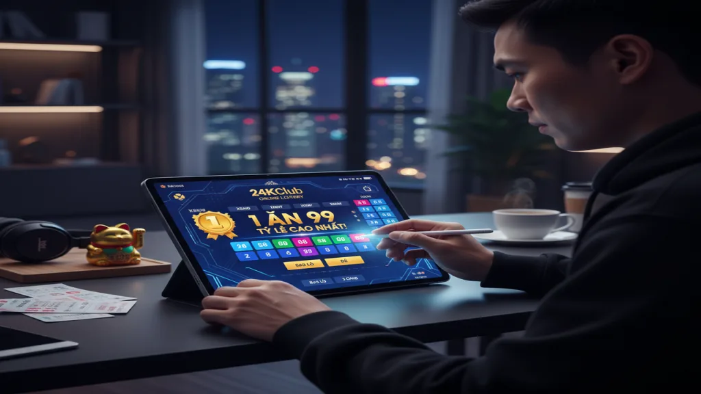Hướng dẫn chơi Lô đề trực tuyến 1 ăn 99 24KClub