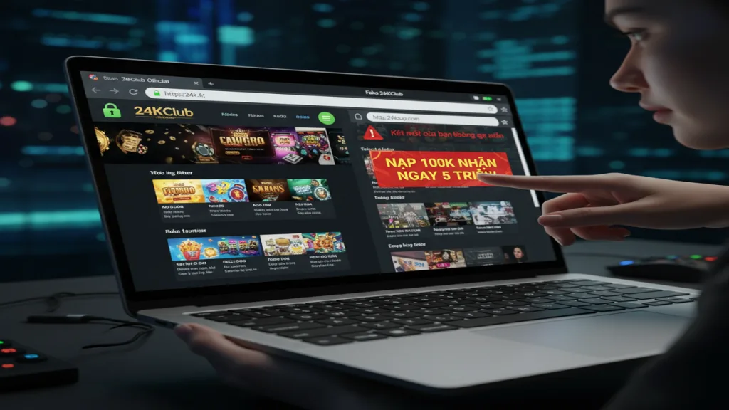 Cách nhận biết website giả mạo để tránh lừa đảo 24KClub