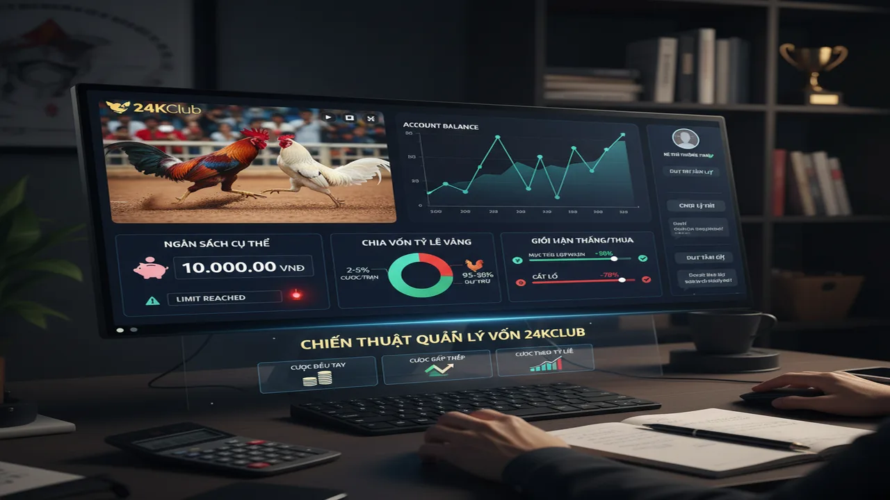 Cách quản lý vốn khi chơi đá gà không bị lỗ 24KClub