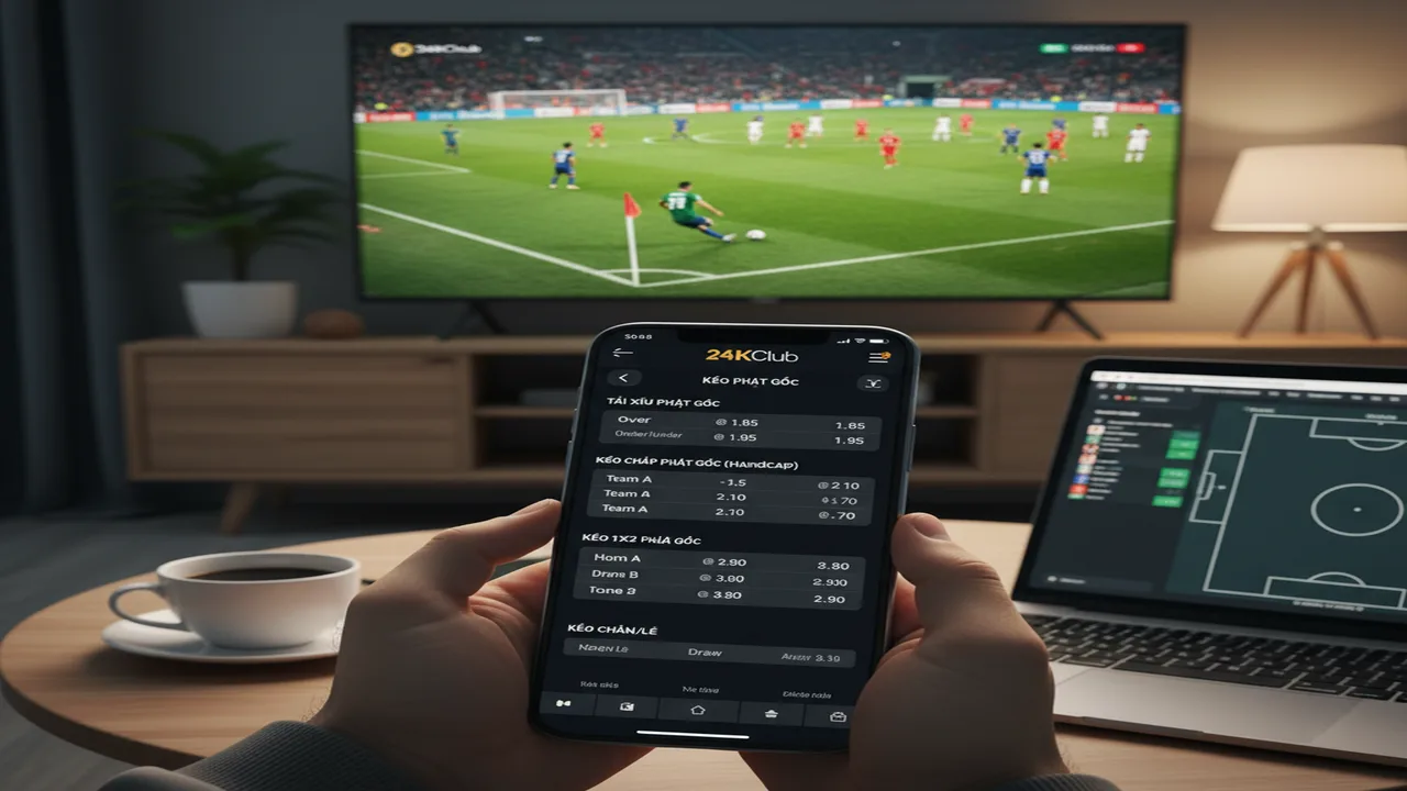 Cách soi kèo phạt góc (Corner) hiệu quả nhất 24KClub