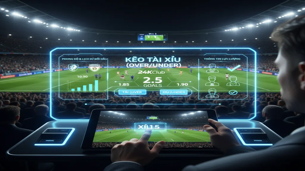 Cách soi kèo Tài Xỉu bóng đá cực chuẩn cho người mới 24KClub