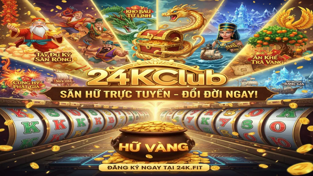 Top 10 Game Nổ hũ được yêu thích nhất 24KClub