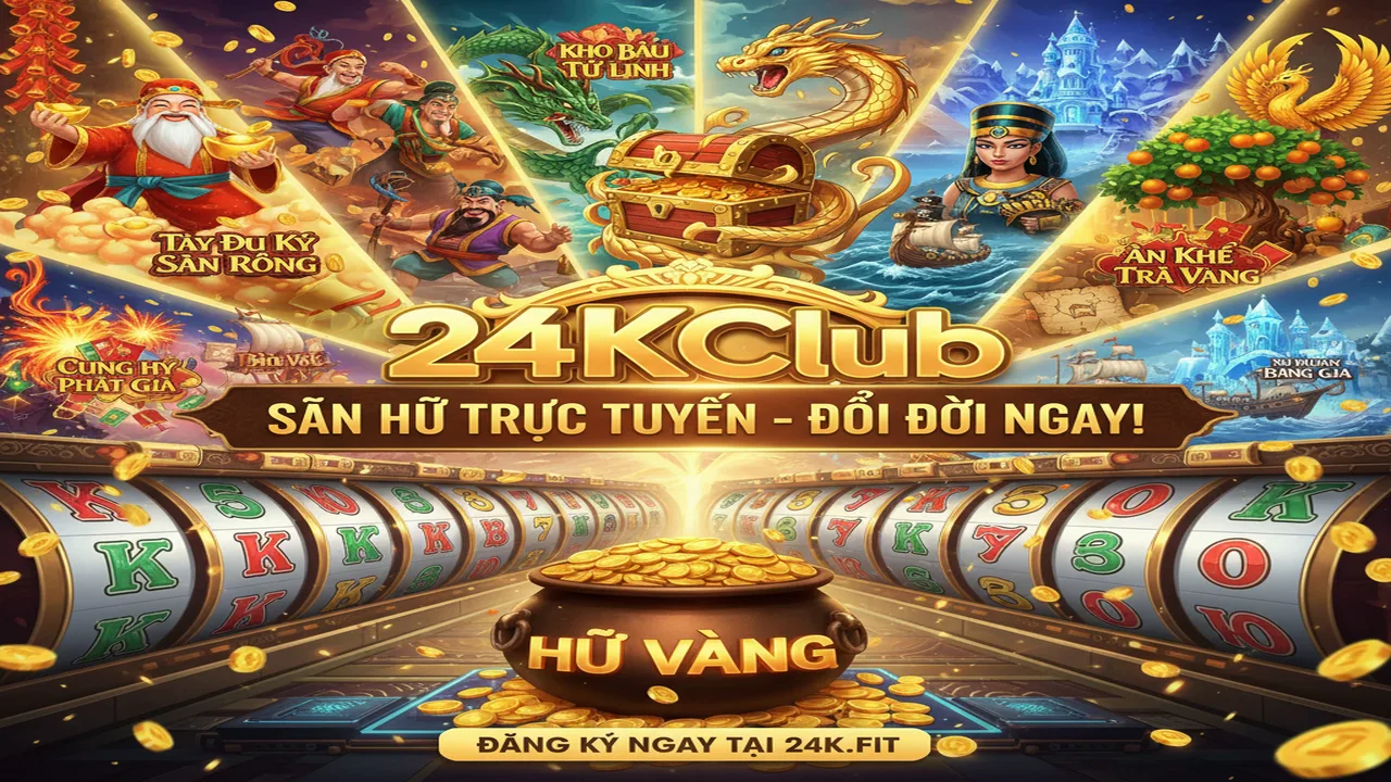 Top 10 Game Nổ hũ được yêu thích nhất 24KClub