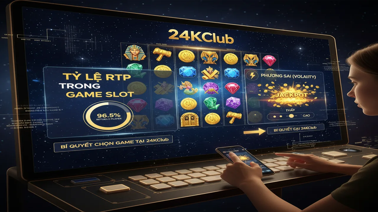 Tỷ lệ RTP trong Game Slot là gì? Cách chọn game 24KClub