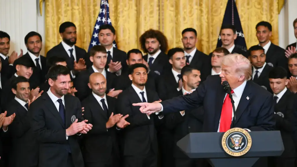 Tổng thống Trump tiếp Messi tại Nhà Trắng